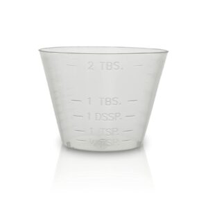 Eight30east - 200ct, 1oz, Flexible Graduated Measuring Medicine Cups, Non-Sterile, Semi-Clear, Easy Read