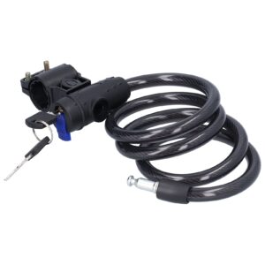 01 02 015 Bike Lock with Mounting Bracket, Easy to Carry Around and Use Anti‑Theft Bike Lock for Indoors and Outdoors