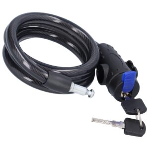 01 02 015 Bike Lock with Mounting Bracket, Easy to Carry Around and Use Anti‑Theft Bike Lock for Indoors and Outdoors