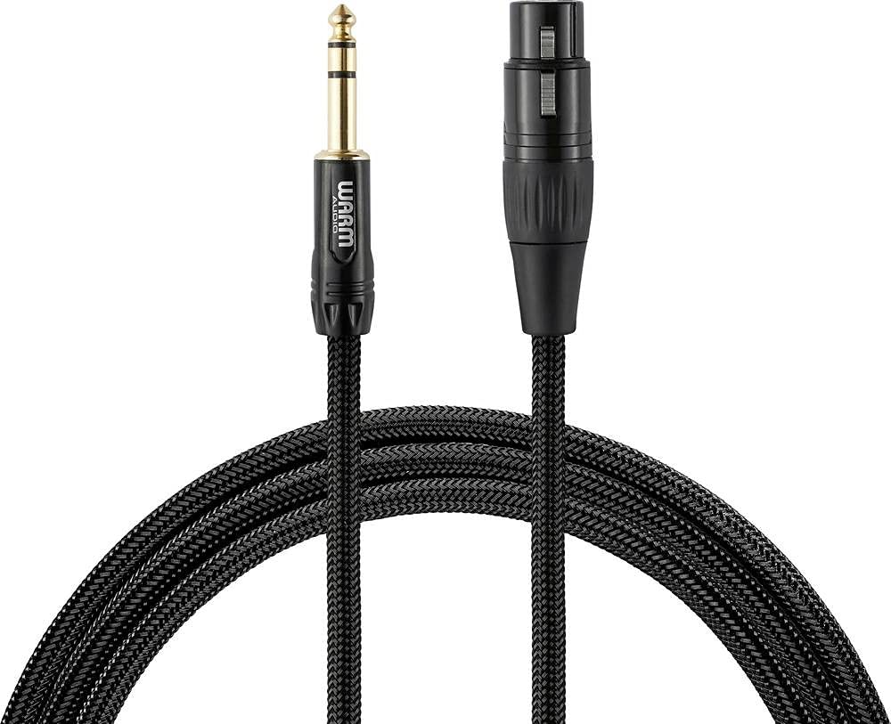 Warm Audio Premier Series XLR Female to TRS Male Cable - 6-foot