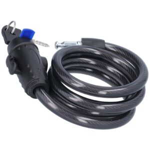 01 02 015 Bike Lock with Mounting Bracket, Easy to Carry Around and Use Anti‑Theft Bike Lock for Indoors and Outdoors