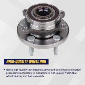 KUSATEC 513275 Front/Rear Wheel Hub & Bearing Assembly Compatible with Ford Edge 2011-2014/Flex 2009-2018/Taurus 2010-2019, Lincoln MKS 2009-2016/MKT 2010-2019/MKX 2011-2015, 5 Lugs w/ABS