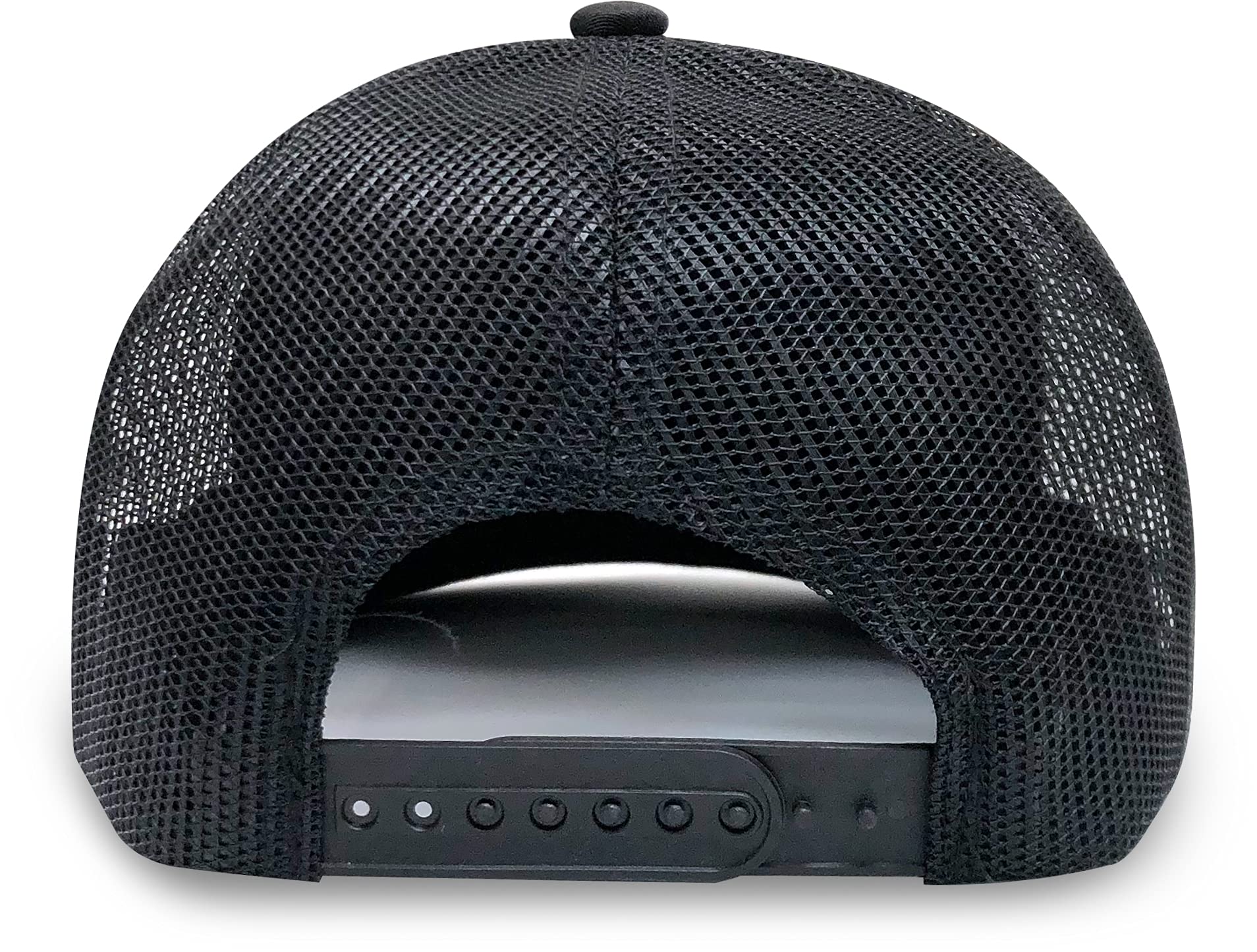 L2K Classics Plain Trucker Mesh Cap Baseball Cap - Mens Hats Trucker Hats for Men Black