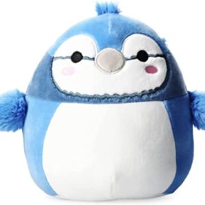 Squishmallow Official Kellytoy Babs The Blue Jay Bird Soft Squishy Stuffed Toy Plush Animal (8 Inch)