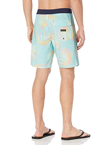 Quiksilver Men's Standard Highlite Arch 19 Boardshort Swim Trunk, Angel Blue, 34