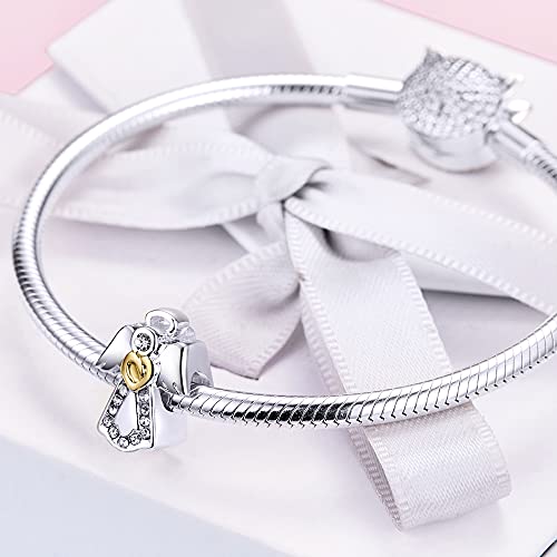 WOSTU Alloy Guardian Angel Charms for Bracelets for Women fit Bracelet