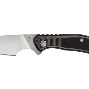 Gerber Gear Downwind Caper - Fixed Blade Knife with Sheath for Hunting Gear - Black