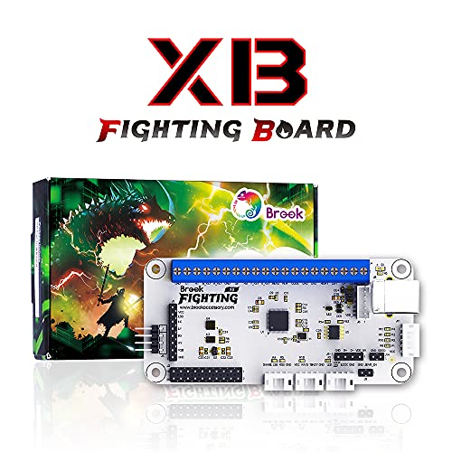 Brook XB Fighting Board - Pre-installed header version, Arcade Stick PCB For XB 360, Original Consoles, and PC