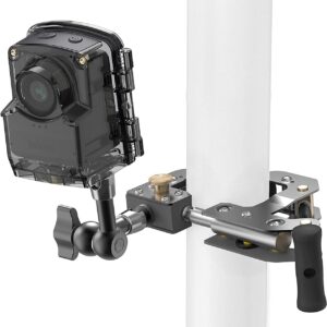 Brinno BCC2000 Lite Construction & Outdoor Weather Camera, TLC2020 Time Lapse Camera Waterproof Housing ATH1000 & Mounting Clamp ACC1000P – HDR FHD, 99 Day Battery Life, 360-Degree Tripod Arm