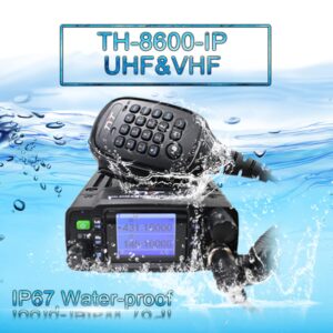 TYT TH-8600 Mini 25 Watt Dual Band Mobile Radio Station IP67 Waterproof Radio VHF UHF Transceiver