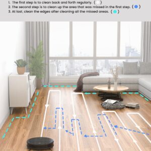 Lefant Robot Vacuum M213S, 3200Pa Powerful Suction, 150Mins Runtime, Tangle Free, Slim, Works with WiFi/App/Alexa, Robot Vacuum and Mop Combo, Ideal for Pet Hair, Carpets, Hard Floors