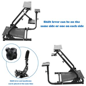 Marada Racing Wheel Stand Adjustable Fit for Logitech G29 G920 G923 Thrustmaster T80 T300 RS GT PXN Foldable Steering Wheel Pedal Shift Not Include