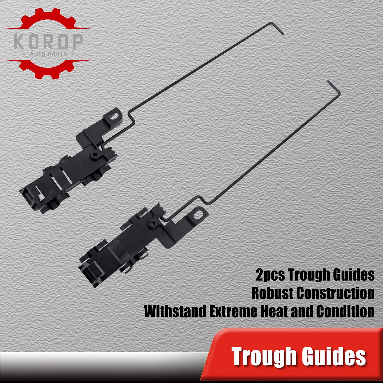 KOROP AUTO PARTS Sunroof Repair Kit Compatible with Ford F150 F250 F350 F450 Expedition Lincoln Navigator Mark LT Replaces # 02ESR1201ABK Sunroof Track Mechanicals Assembly Repair Kit