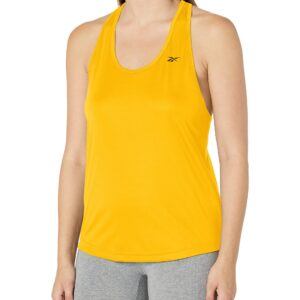 Reebok Women's Standard United by Fitness Mesh Tank, Always Yellow, X-Small