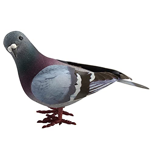 BWWNBY Simulation Foam Pigeon Model,Artificial Imitation Animal Fake Pigeon Home Garden Ornament Miniature Decoration(Random)