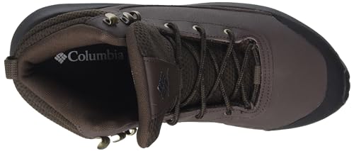 Columbia Men's Trailstorm Peak Mid Hiking Shoe, Cordovan/Black, 9