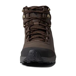 Columbia Men's Trailstorm Peak Mid Hiking Shoe, Cordovan/Black, 9