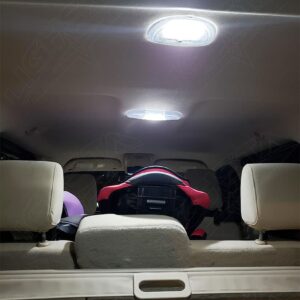 LIGHSTA 9PCS Super Bright White LED Interior Light Kit Package for Ford F150 2009 2010 2011 2012 2013 2014 + Cargo Lights + License Plate Lights and Install Tool