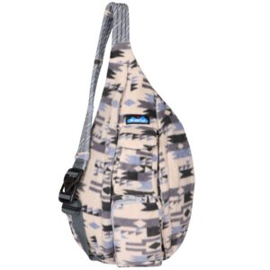 KAVU Polar Rope Sling Crossbody Fleece Polyester Bag - Winter Arcade