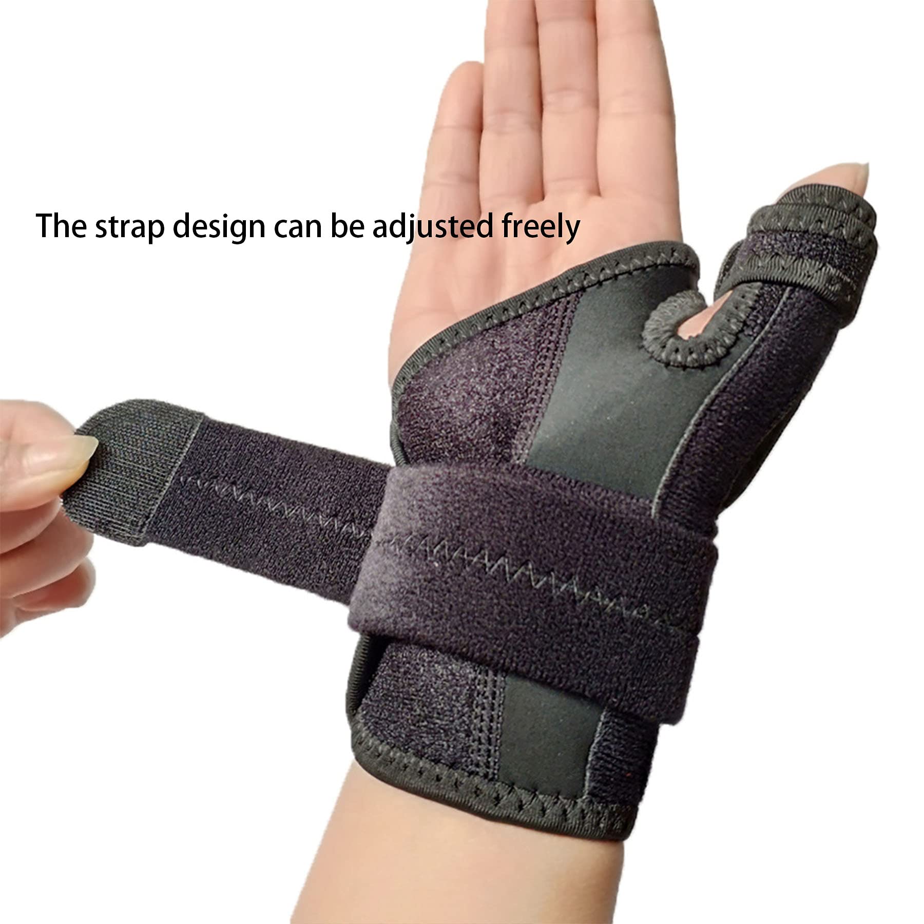 WILLQ Thumb Splint Brace Thumb Stabilizer Helps Relieve Arthritis Tendonitis Tenosynovitis Stable ​sprained Trigger Finger Mommy Thumb Pain Injury Relief Brace Breathable Thumb Splint