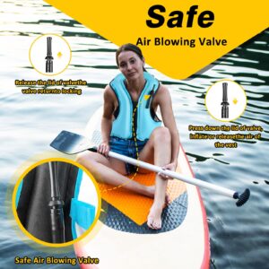 SOLY Inflatable Snorkel Vest for Adults，Snorkeling Vest，Snorkeling Vest for Kayaking Canoeing Water Sports Safety.