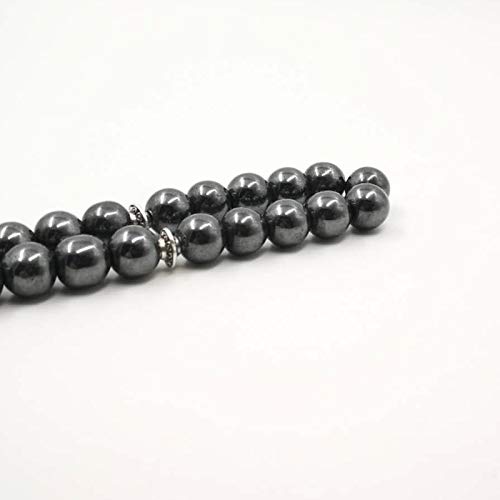 ALBASHAN Tasbih Natural Hematite muslim prayer bead misbaha Islamic Eid Adha Gift