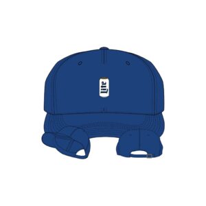 AMERICAN NEEDLE Miller Lite Beer Micro Slouch Buckle Strap Baseball Dad Hat (21015A-MLITE-BBLU)