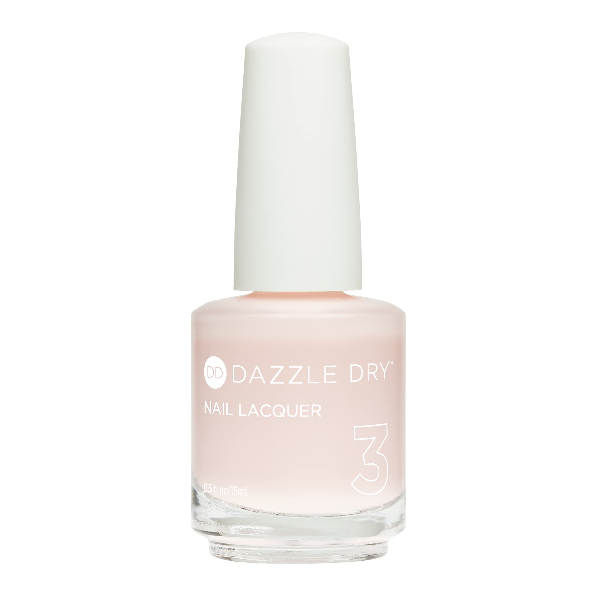 Dazzle Dry Nail Lacquer (Step 3) - Prima Ballerina - A sheer and milky delicate pink that makes a beautiful French base. (0.5 fl oz)