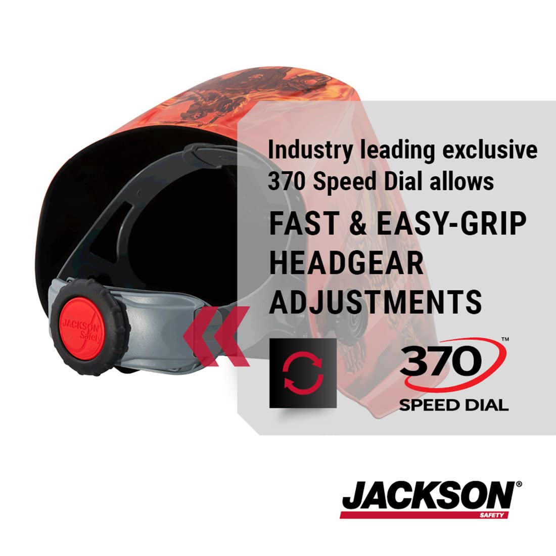 Jackson Safety Premium Graphic Welding Hood with ADF - Ultra Lightweight Auto Darkening Welding Helmet - ANSI Z87.1 (Multiple Styles)