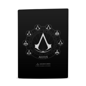 Head Case Designs Officially Licensed Assassin's Creed Crests Legacy Logo Vinyl Faceplate Sticker Gaming Skin Case Cover Compatible with Sony Playstation 5 PS5 Digital Edition Console