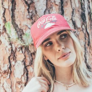 AMERICAN NEEDLE Coke Coca Cola Officially Licensed Trailhead Adjustable Baseball Hat (21016A-COKE-CAYN)