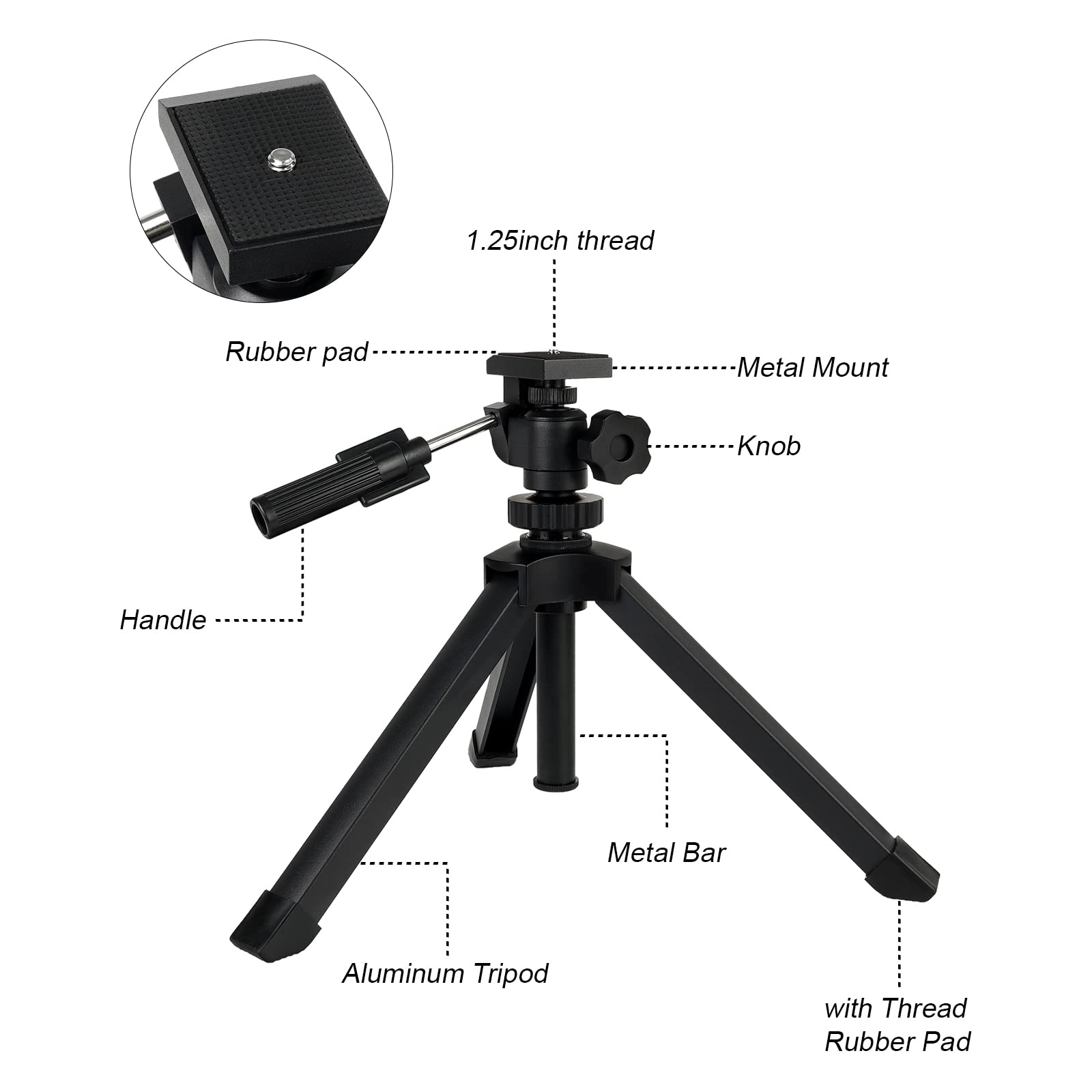 SVBONY SV28 25-75X70 Angled Spotting Scopes for Target Shooting, with Tripod, Adjustable Tripod and Desktop Tripod, Birding, Wildlife Viewing