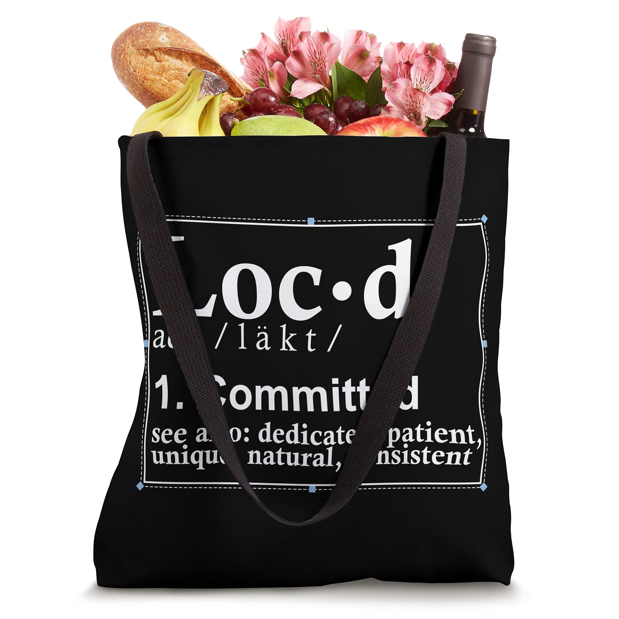 Funny Loc'd Definition Gift | Dreadlocks Black Women Girls Tote Bag