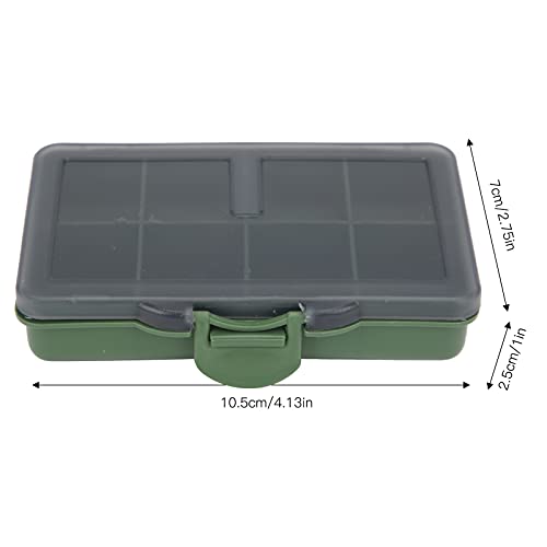 01 Fishing Lure Boxes, PP Plastic Fishing Accessory Box Bait Storage Case Fishing Tackle Accessory Box Mini for Fishing(8 Cells)