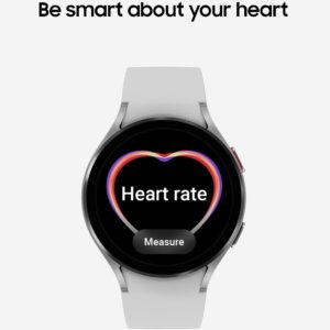 SAMSUNG Galaxy Watch 4 40mm Smartwatch with ECG Monitor Tracker for Health, Fitness, Running, Sleep Cycles, GPS Fall Detection, Bluetooth, US Version, SM-R860NZSAXAA, Silver