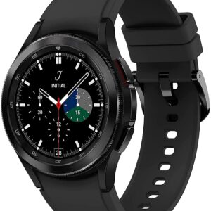 SAMSUNG Galaxy Watch 4 Classic 42mm Smartwatch with ECG Monitor Tracker for Health, Fitness, Running, Sleep Cycles, GPS Fall Detection, Bluetooth, US Version, Black