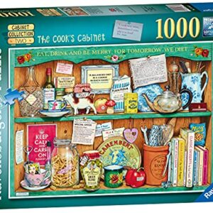 Ravensburger The Cook's Cabinet 1000 Piece Jigsaw Puzzles for Adults & Kids Age 12 Years Up