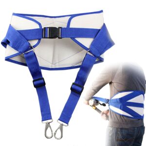 ChestnutYX, Fishing Waist Support Harness,Adjustable Fishing Waist Belt Offshore Stand Up Fish Fighting Rod Holder Belt Distribute Load Sea Fishing Rod Holder Waist Support Tackle Equipment