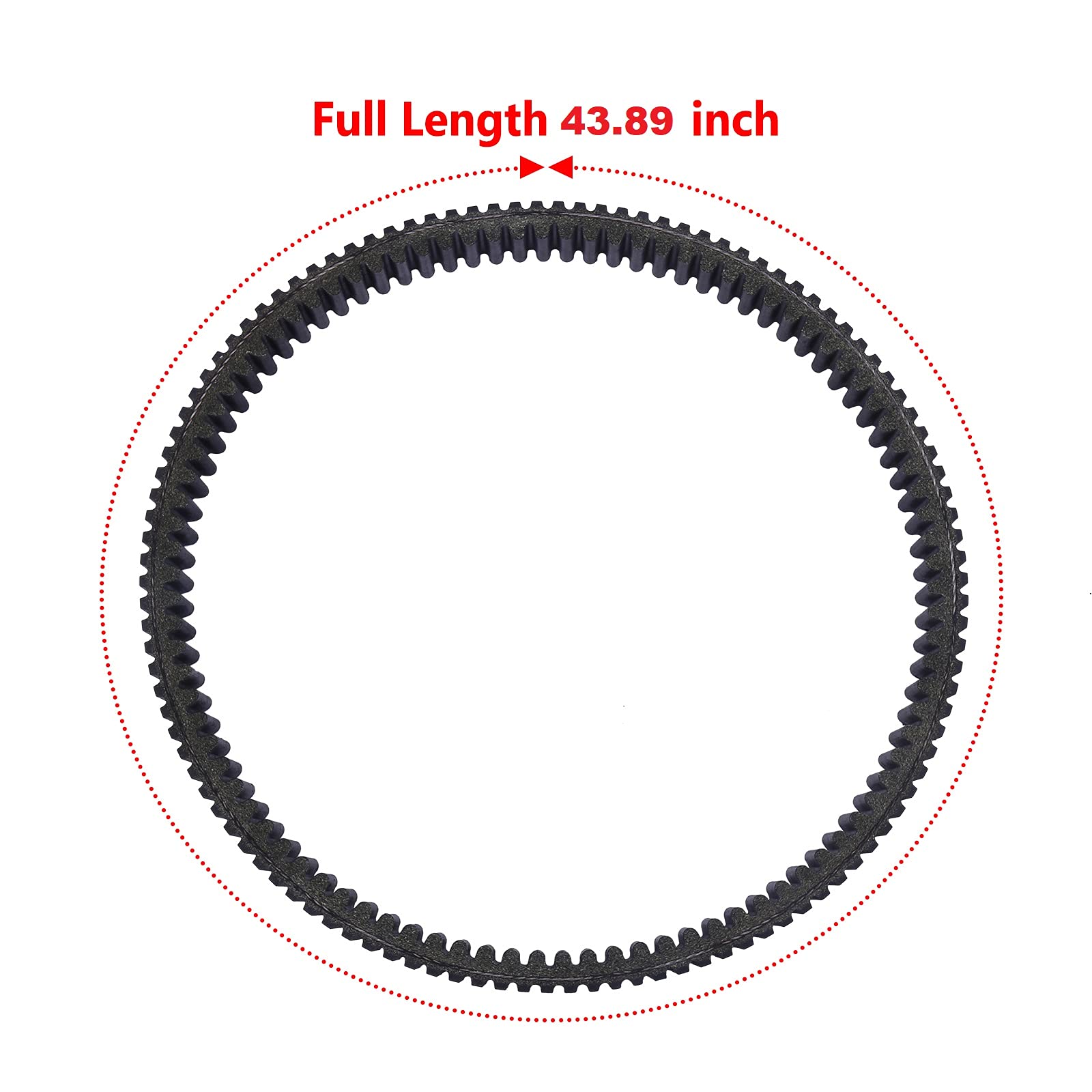 MINSTAR Drive Belt Replace NO.422280652 48C4289 Compatible with Can-Am Defender HD10 HD8, Maverick Sport 1000 1000R, Maverick Trail 800 1000, Maverick X3 Turbo (X rc, X rs, X mr, X ds)