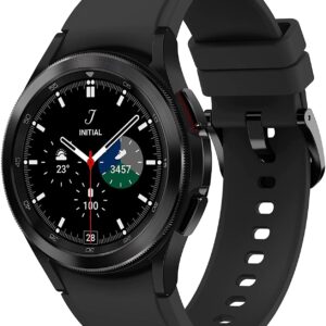 SAMSUNG Galaxy Watch 4 Classic 42mm Smartwatch with ECG Monitor Tracker for Health, Fitness, Running, Sleep Cycles, GPS Fall Detection, LTE, US Version, Black