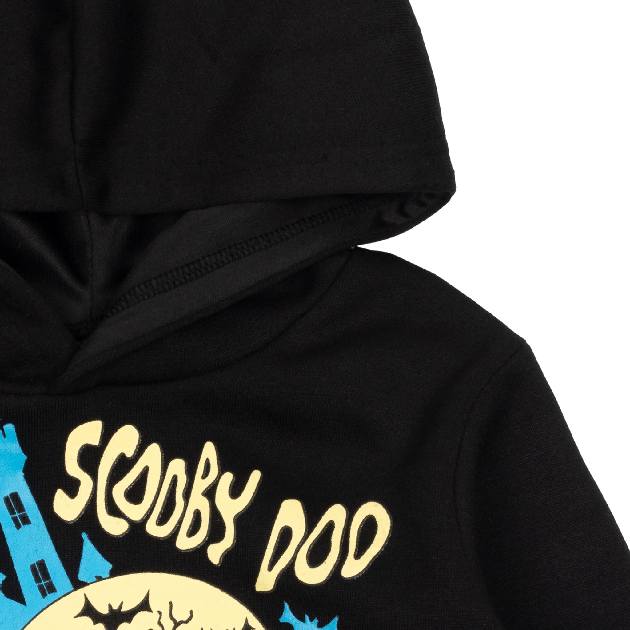 Scooby-Doo Shaggy Velma Little Boys Fleece Pullover Hoodie Black 6