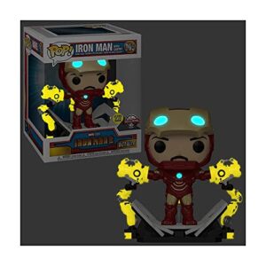 Pop! Iron Man 2: Iron Man MKIV with Gantry Glow-in-The-Dark Deluxe Vinyl Figure