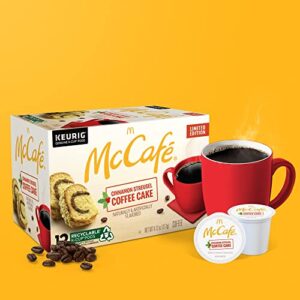 McCafe Cinnamon Streusel Coffee Cake Coffee, Keurig Single Serve K-Cup Pods, 72 Count