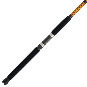 Ugly Stik Bigwater Spinning Fishing Rod,Black/Red/Yellow