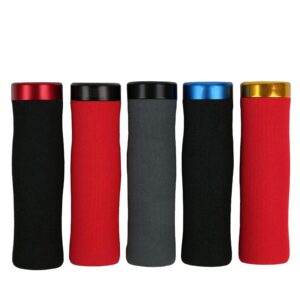 1 Pc Mountain Bike Grips Bike Handlebar Grips Non Slip MTB Lock Grips Kids Handlebar Grips Road Bike Accessories Red