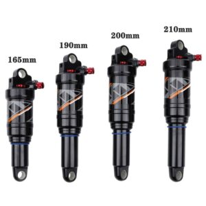 LvTu Mountain Bike Parts Shocks Absorber 165mm 190mm 200mm 210mm Air Suspension Accessories 270psi (Color : Remote Lockout, Size : 165mm)