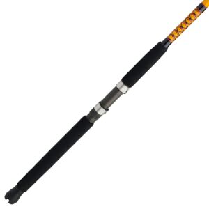 Ugly Stik Bigwater Spinning Fishing Rod,Black/Red/Yellow