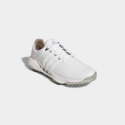 adidas Men's Tour360 22 Golf Shoes, Footwear White/Footwear White/Silver Metallic, 10.5