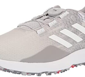 adidas Men's S2G Spikeless BOA Golf Shoes, Grey Two/Footwear White/Grey Three, 12.5