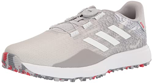 adidas Men's S2G Spikeless BOA Golf Shoes, Grey Two/Footwear White/Grey Three, 12.5